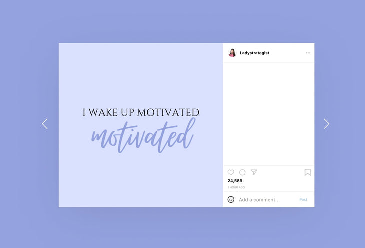 Ladystrategist 30 Positive Affirmations Instagram Post Canva Templates instagram canva templates social media templates etsy free canva templates