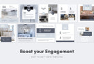 Ladystrategist 30 Real Estate - Instagram Post Canva Templates instagram canva templates social media templates etsy free canva templates