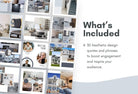 Ladystrategist 30 Real Estate Photo Gallery - Instagram Post Canva Templates instagram canva templates social media templates etsy free canva templates