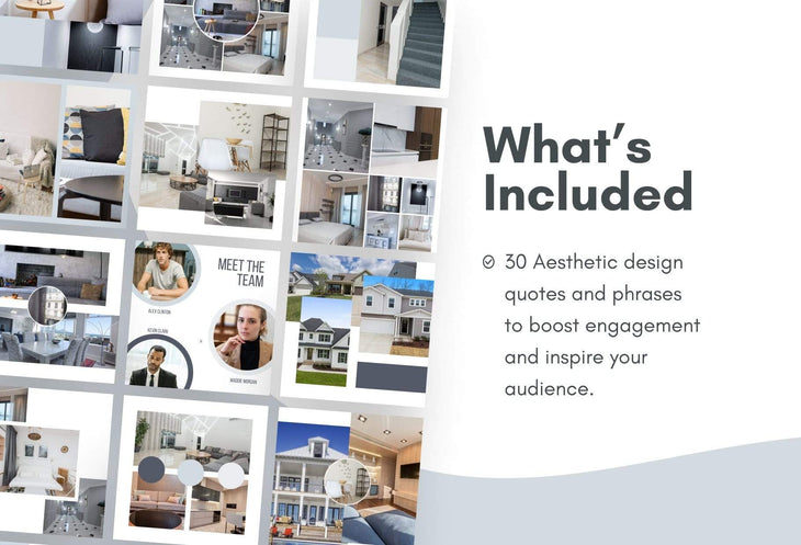Ladystrategist 30 Real Estate Photo Gallery - Instagram Post Canva Templates instagram canva templates social media templates etsy free canva templates
