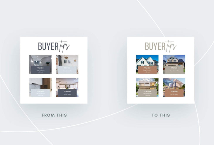 Ladystrategist 30 Real Estate Tips Seller/Buyer - Instagram Post Canva Templates instagram canva templates social media templates etsy free canva templates
