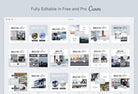 Ladystrategist 30 Real Estate Would you Rather - Instagram Post Canva Templates instagram canva templates social media templates etsy free canva templates