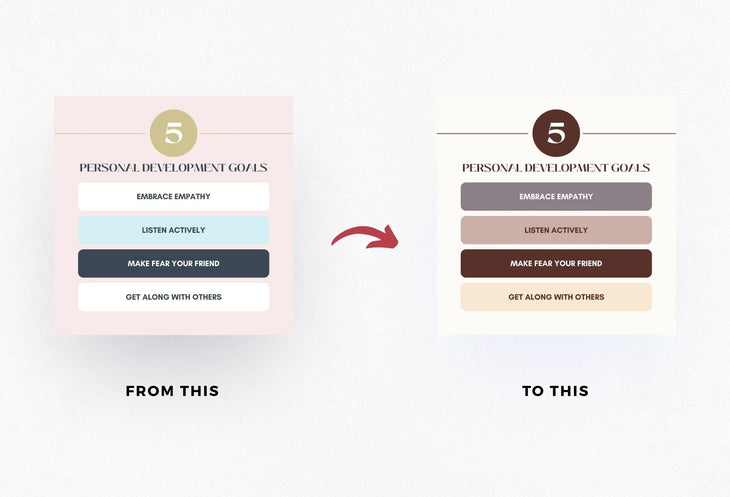 Ladystrategist 30 Self Development Instagram Post Canva Templates V2 instagram canva templates social media templates etsy free canva templates