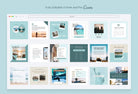 Ladystrategist 30 Travel Instagram Post Canva Templates instagram canva templates social media templates etsy free canva templates