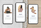 Ladystrategist 30 Unique Female Puppies Dogs Illustrations Fully Editable in Canva instagram canva templates social media templates etsy free canva templates