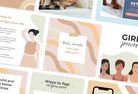 Ladystrategist 30 Women Empowerment Instagram Post Canva Templates instagram canva templates social media templates etsy free canva templates