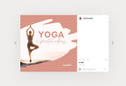 Ladystrategist 30 Yoga Instagram Post Editable Canva Templates instagram canva templates social media templates etsy free canva templates