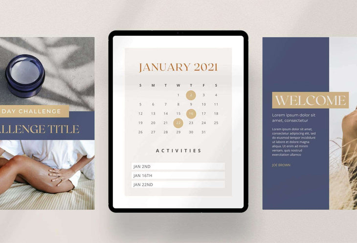Ladystrategist 7-Day Challenge Lead Magnet Template instagram canva templates social media templates etsy free canva templates