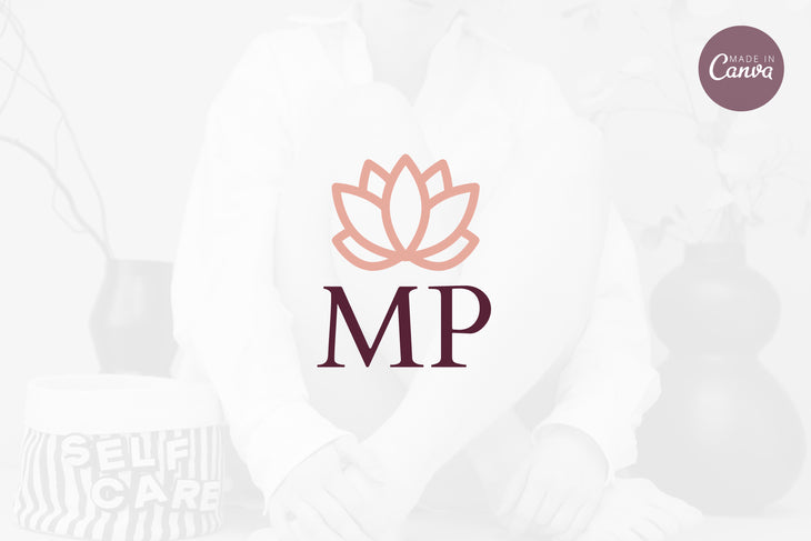 Ladystrategist Shop DIY MP Wellness Brand Logo Canva Template instagram canva templates social media templates etsy free canva templates