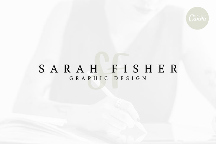 Ladystrategist Shop DIY Sarah Graphic Designer Brand Logo Canva Template instagram canva templates social media templates etsy free canva templates
