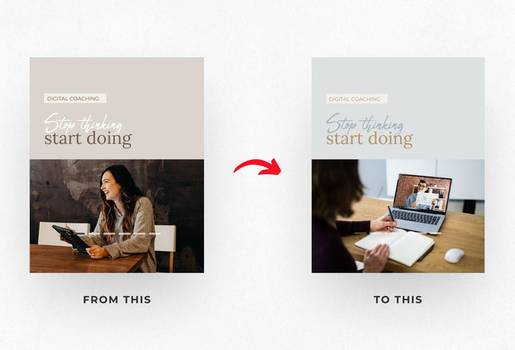 Ladystrategist Alanna Coaching 6-Page Carousel Canva Template instagram canva templates social media templates etsy free canva templates
