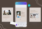 Ladystrategist Alanna Coaching 6-Page Carousel Canva Template instagram canva templates social media templates etsy free canva templates
