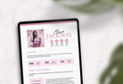Ladystrategist Alexa Jackson Media Kit Canva Template for Influencers Rose Gold instagram canva templates social media templates etsy free canva templates