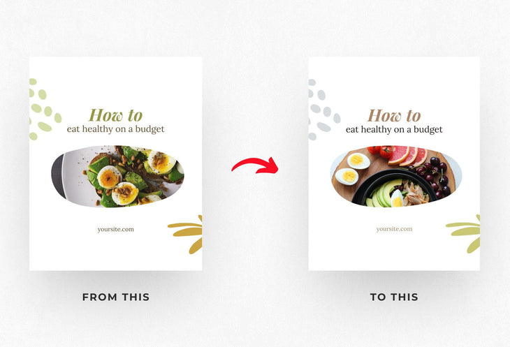 Ladystrategist Avery Food and Nutrition 6-Page Carousel Canva Template instagram canva templates social media templates etsy free canva templates