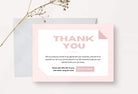 Ladystrategist Brenda Printable Thank You Card Packaging Insert Note Canva Template instagram canva templates social media templates etsy free canva templates