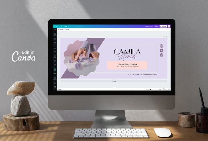 Ladystrategist Camila Facebook Cover Canva Template instagram canva templates social media templates etsy free canva templates