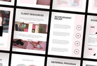 Ladystrategist Chic Service Providers Canva Bundle instagram canva templates social media templates etsy free canva templates