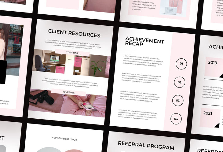 Ladystrategist Chic Service Providers Canva Bundle instagram canva templates social media templates etsy free canva templates