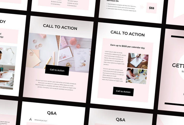 Ladystrategist Chic Service Providers Canva Bundle instagram canva templates social media templates etsy free canva templates