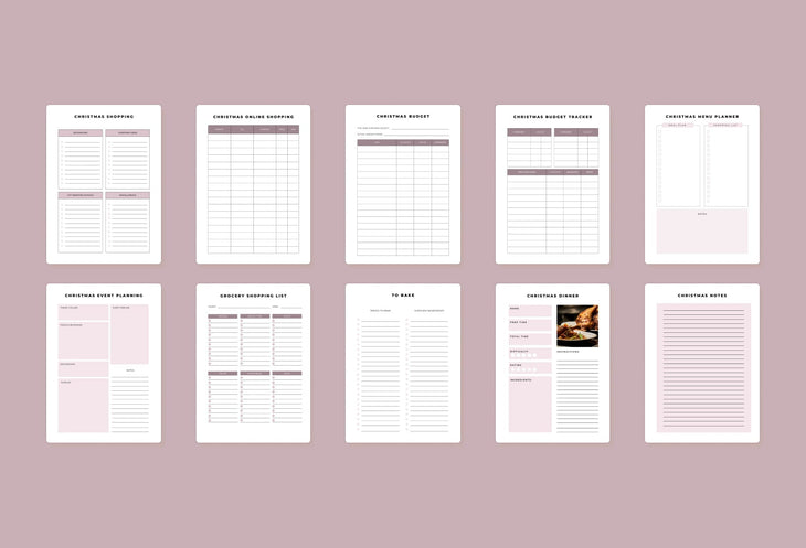 Ladystrategist Christmas Canva Planner Template instagram canva templates social media templates etsy free canva templates