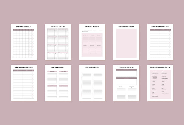 Ladystrategist Christmas Canva Planner Template instagram canva templates social media templates etsy free canva templates