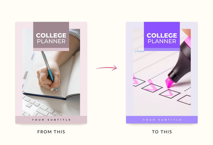 Ladystrategist College Planner Canva Template instagram canva templates social media templates etsy free canva templates