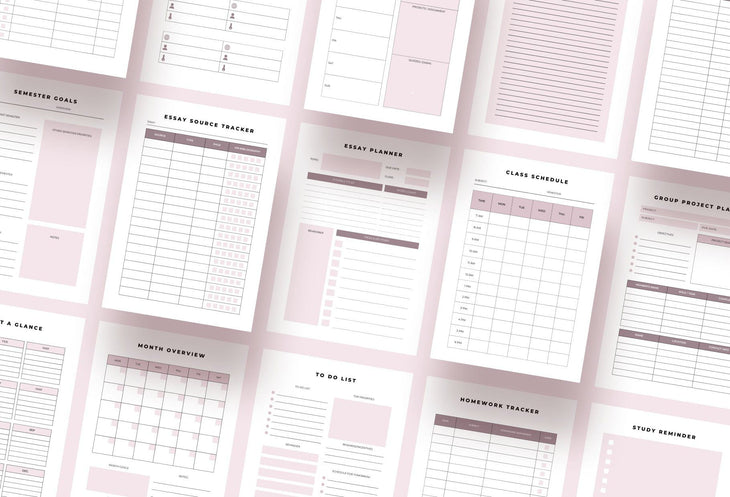 Ladystrategist College Planner Canva Template instagram canva templates social media templates etsy free canva templates