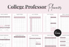 Ladystrategist College Professor Planner Canva Template instagram canva templates social media templates etsy free canva templates