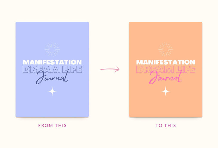 Ladystrategist Cornflower Blue Manifestation Dream Life Book Canva Template Printable and Editable instagram canva templates social media templates etsy free canva templates