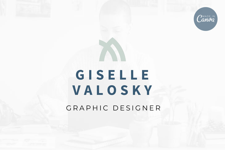 Ladystrategist Shop DIY Giselle Graphic Designer Brand Logo Canva Template instagram canva templates social media templates etsy free canva templates