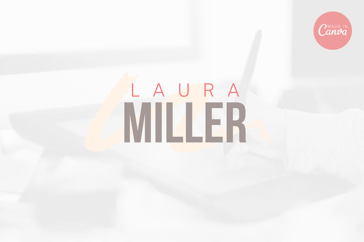 Ladystrategist Shop DIY Laura Designer Brand Logo Canva Template instagram canva templates social media templates etsy free canva templates