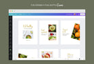 Ladystrategist Ella Food and Nutrition 6-Page Carousel Canva Template instagram canva templates social media templates etsy free canva templates