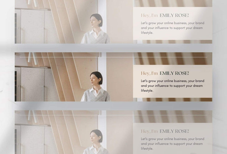 Ladystrategist Emily Linked In Banner Canva Template instagram canva templates social media templates etsy free canva templates