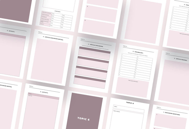 Ladystrategist English Teacher Planner Canva Template instagram canva templates social media templates etsy free canva templates