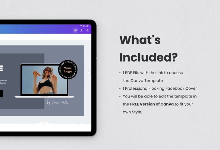 Ladystrategist Facebook Group Banner Charcoal Canva Templates instagram canva templates social media templates etsy free canva templates