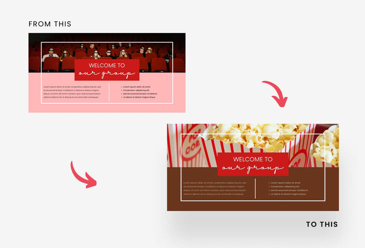 Ladystrategist Facebook Group Banner Cherry Pie Canva Templates instagram canva templates social media templates etsy free canva templates