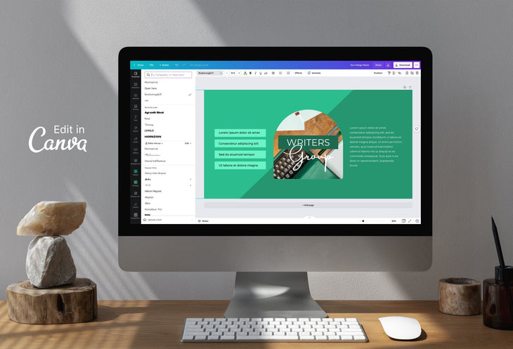 Ladystrategist Facebook Group Banner Emerald Canva Templates instagram canva templates social media templates etsy free canva templates