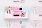 Ladystrategist Facebook Group Banner Lotus Canva Templates instagram canva templates social media templates etsy free canva templates