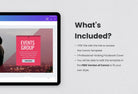 Ladystrategist Facebook Group Banner Paradise Pink Canva Templates instagram canva templates social media templates etsy free canva templates