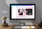 Ladystrategist Facebook Group Banner Pastel Pink Canva Templates instagram canva templates social media templates etsy free canva templates
