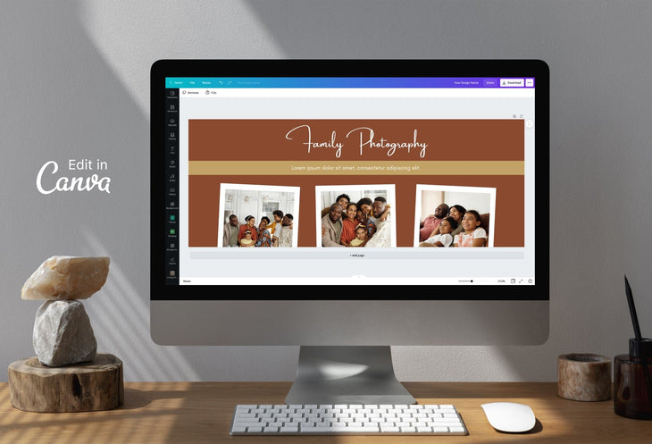 Ladystrategist Family Facebook Cover for Photographers Editable Canva Template instagram canva templates social media templates etsy free canva templates