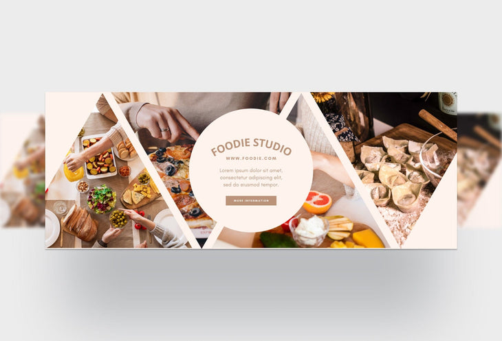 Ladystrategist Foodie Studio Facebook Cover for Photographers Editable Canva Template instagram canva templates social media templates etsy free canva templates