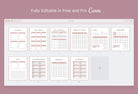Ladystrategist Form and Data Plan Printable and Editable Canva Planner Template instagram canva templates social media templates etsy free canva templates