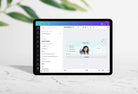 Ladystrategist Georgina Email Signature Template Editable Canva Template Rose Gold instagram canva templates social media templates etsy free canva templates