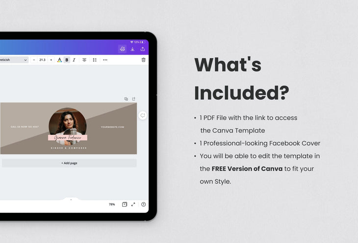 Ladystrategist Gianna Facebook Cover Canva Template instagram canva templates social media templates etsy free canva templates