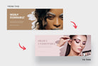 Ladystrategist Highly Fashionable Studio Facebook Cover for Photographers Editable Canva Template instagram canva templates social media templates etsy free canva templates