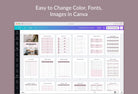 Ladystrategist Household Management Planner Canva Template instagram canva templates social media templates etsy free canva templates