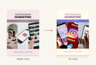 Ladystrategist Instagram Planner Canva Template instagram canva templates social media templates etsy free canva templates