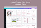 Ladystrategist Instagram Planner Canva Template instagram canva templates social media templates etsy free canva templates