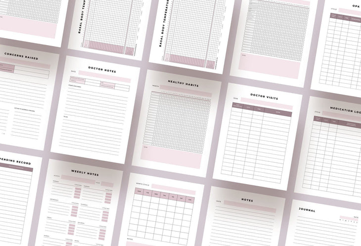 Ladystrategist IVF Planner Canva Template instagram canva templates social media templates etsy free canva templates